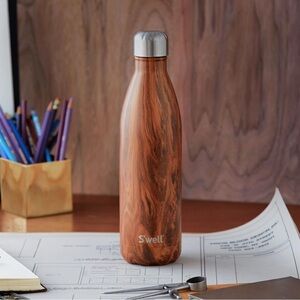 S'WELL || Teakwood 17-Oz Water Bottle